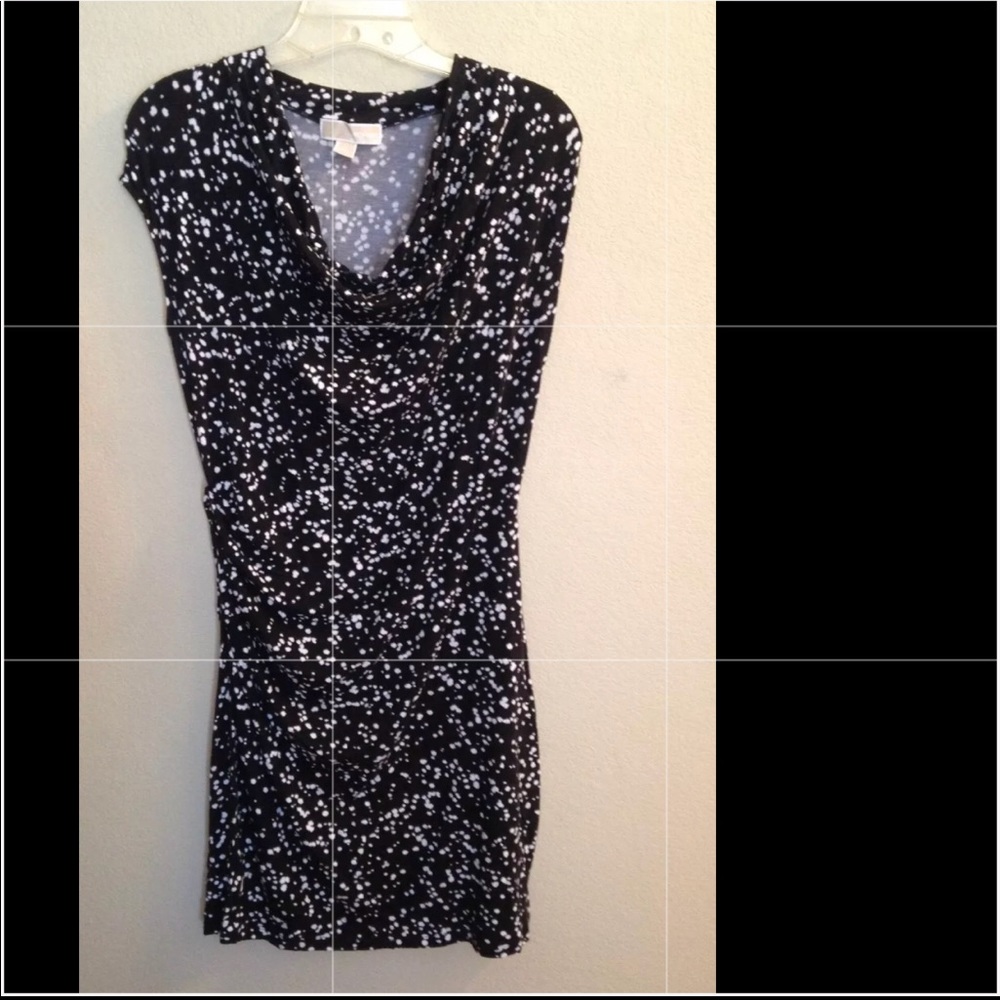Michael Kors Black & White Dress Sz M